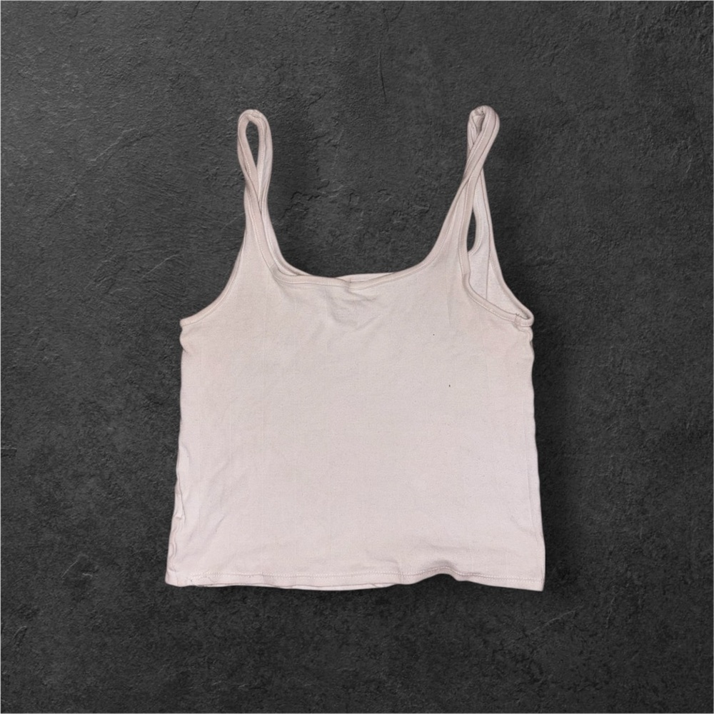Women’s American Eagle Outfitters Cream Crop Top Size XS